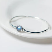 Bracelet Éclatant avec Pierre de Lune - Collection "Perle d'Océan" | Bijoux Chakra