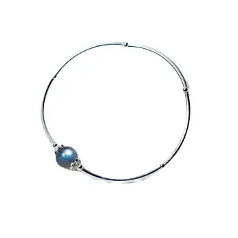 Bracelet Éclatant avec Pierre de Lune - Collection "Perle d'Océan" | Bijoux Chakra