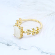 Bague Éblouissante en Pierre de Lune ''Azur Infini'' | Bijoux Chakra