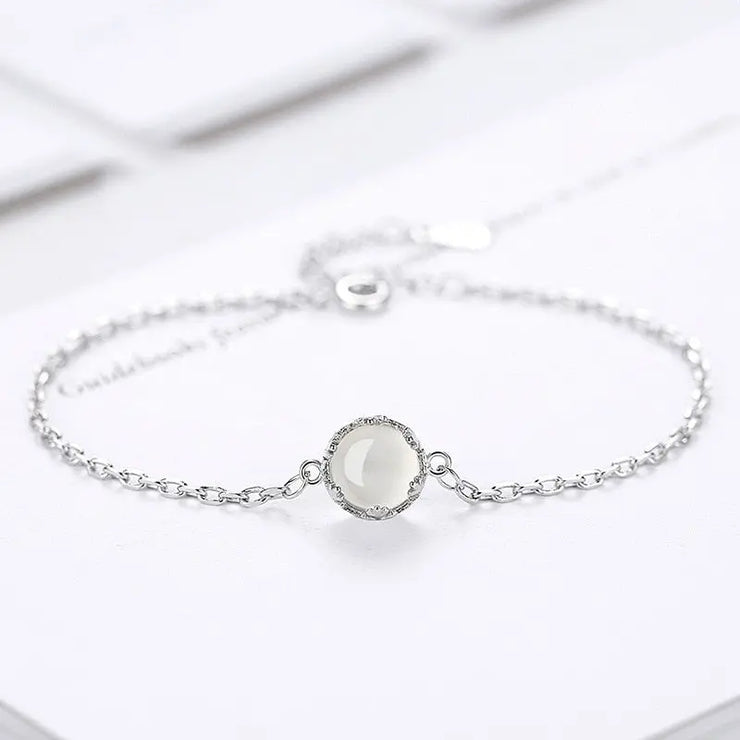 Bracelet Envoûtant en Pierre de Lune « Œil Céleste » | Bijoux Chakra