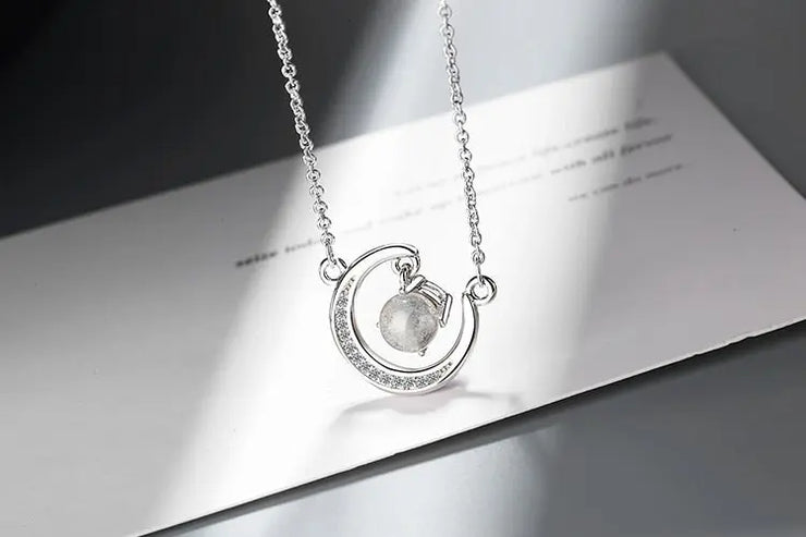 Pendentif Captivant en Pierre de Lune "Calme et Harmonie" | Bijoux Chakra