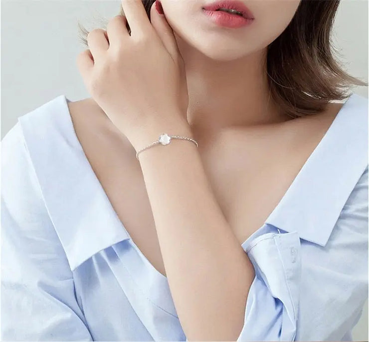Bracelet Envoûtant en Pierre de Lune « Œil Céleste » | Bijoux Chakra