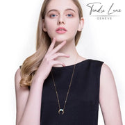 Collier Lunaire "Élégance Turquoise" | Bijoux Chakra