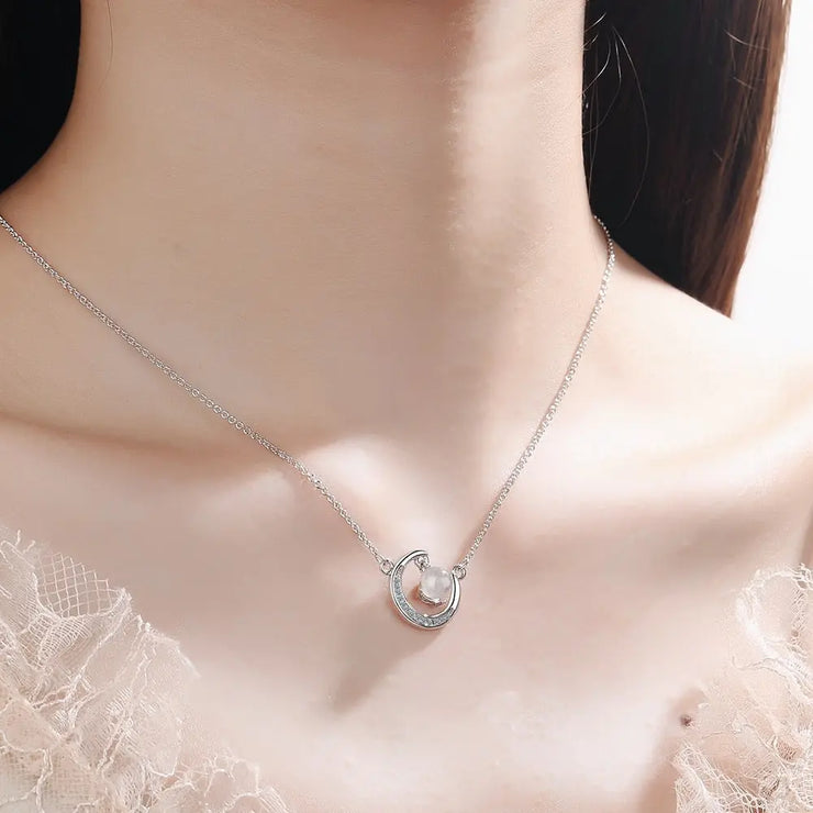 Pendentif Captivant en Pierre de Lune "Calme et Harmonie" | Bijoux Chakra