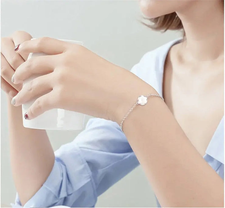 Bracelet Envoûtant en Pierre de Lune « Œil Céleste » | Bijoux Chakra