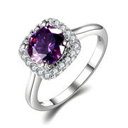 Véritable Améthyste - Bague au Charme Lavande | Bijoux Chakra