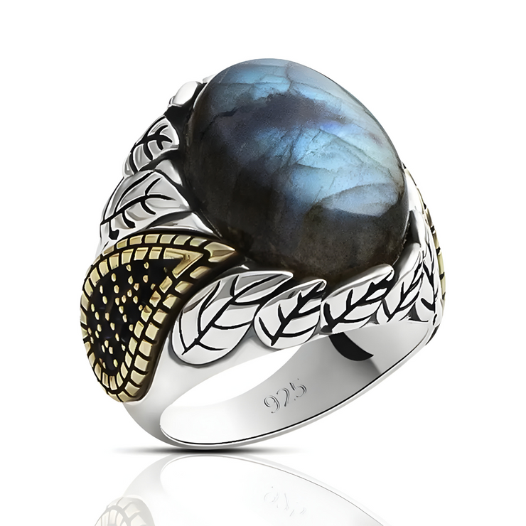 Bague en Argent avec Labradorite - Magie Mystique | Bijoux Chakra