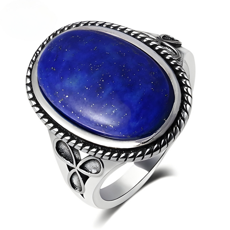 Bague en Argent 925 avec Lapis Lazuli - Bleu Éternel | Bijoux Chakra