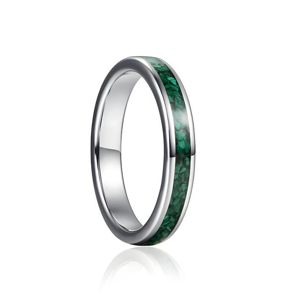 Sublime Bague en Malachite - Gemme des Bois | Bijoux Chakra