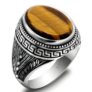 Envoûtante Bague Œil de Tigre - Charme Fauviste | Bijoux Chakra