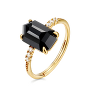 Bague Onyx – Brillance Nocturne | Bijoux Chakra