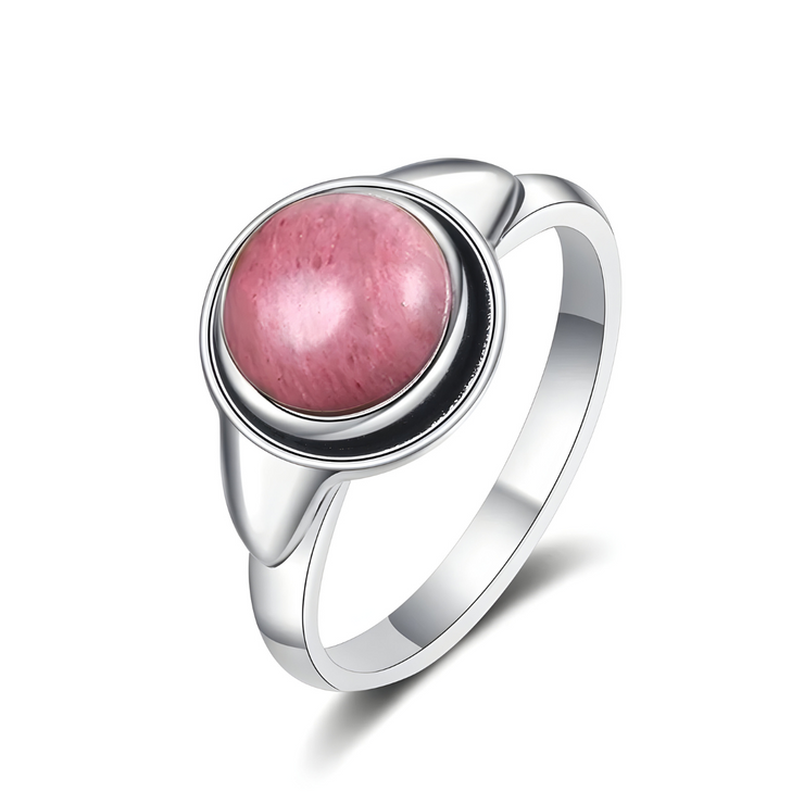 Bague Rhodochrosite - Éclat de Rose Envoûtant | Bijoux Chakra