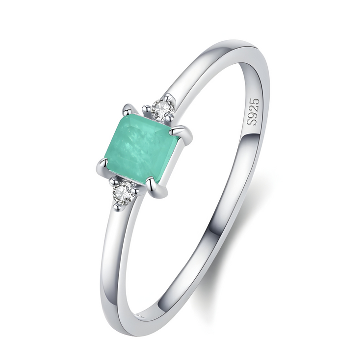 Bague Éblouissante en Tourmaline Paraiba - Reflet de Vie | Bijoux Chakra