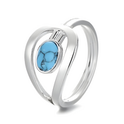 Bague Éclat Turquoise - Rivage Bleu Canyon | Bijoux Chakra