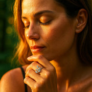Bague Aigue Marine | Bijoux Chakra