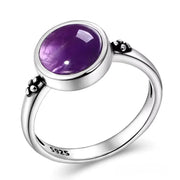 Bague Améthyste Argent | Bijoux Chakra