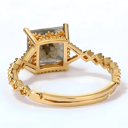 Bague Éclatante en Labradorite et Or - Brume Étoilée | Bijoux Chakra