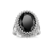 Bague Obsidienne - Éclat Noir Profond | Bijoux Chakra