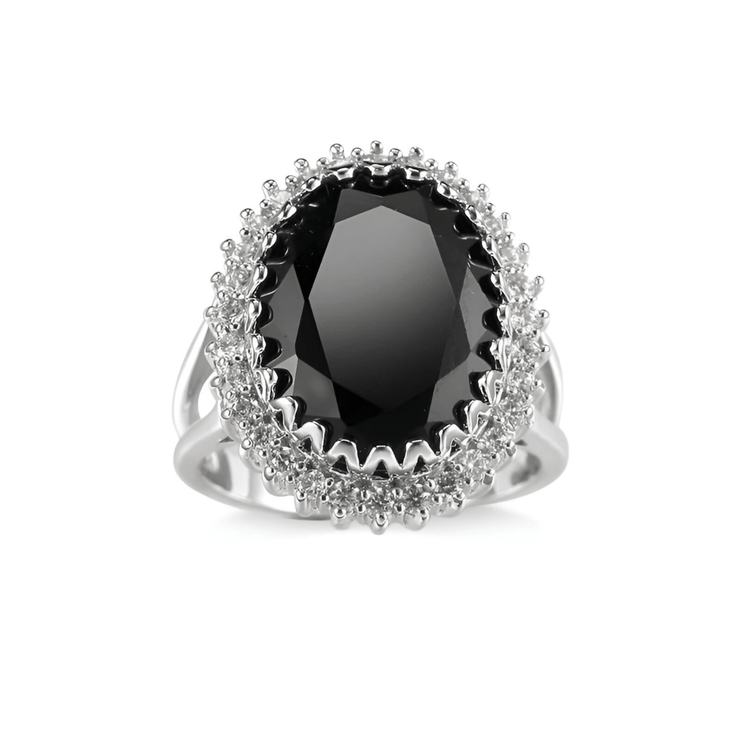 Bague Obsidienne - Éclat Noir Profond | Bijoux Chakra
