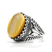 Bague Prisme Sauvage en Oeil de Tigre | Bijoux Chakra