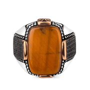 Bague Œil de Tigre - Bouclier Protecteur Élégant | Bijoux Chakra