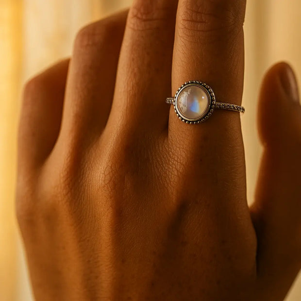 Bague Pierre de Lune | Bijoux Chakra