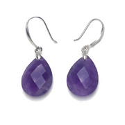Boucles d'oreilles en Améthyste - Élégance Pourpre | Bijoux Chakra