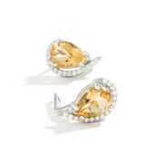 Boucles d'oreilles Citrine - Éclat Ambre Chaleureux | Bijoux Chakra