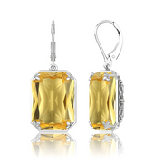 Éclatantes Boucles d'Oreilles Citrine - Gouttes de Lumière | Bijoux Chakra