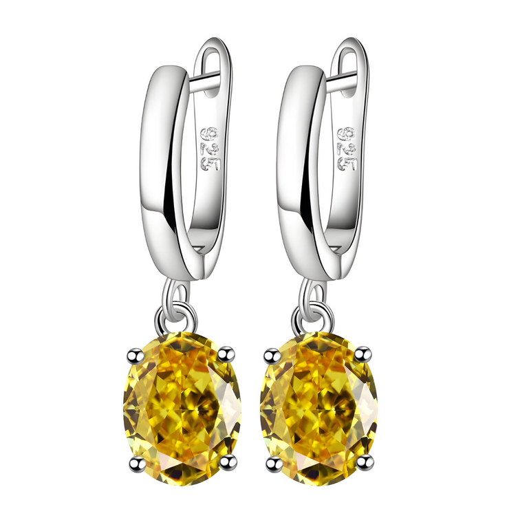 Boucles d'oreilles Citrine - Éclat Solaire Vivifiant | Bijoux Chakra