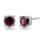 Élégantes Boucles d'Oreilles Grenat - Rêverie Pourpre | Bijoux Chakra