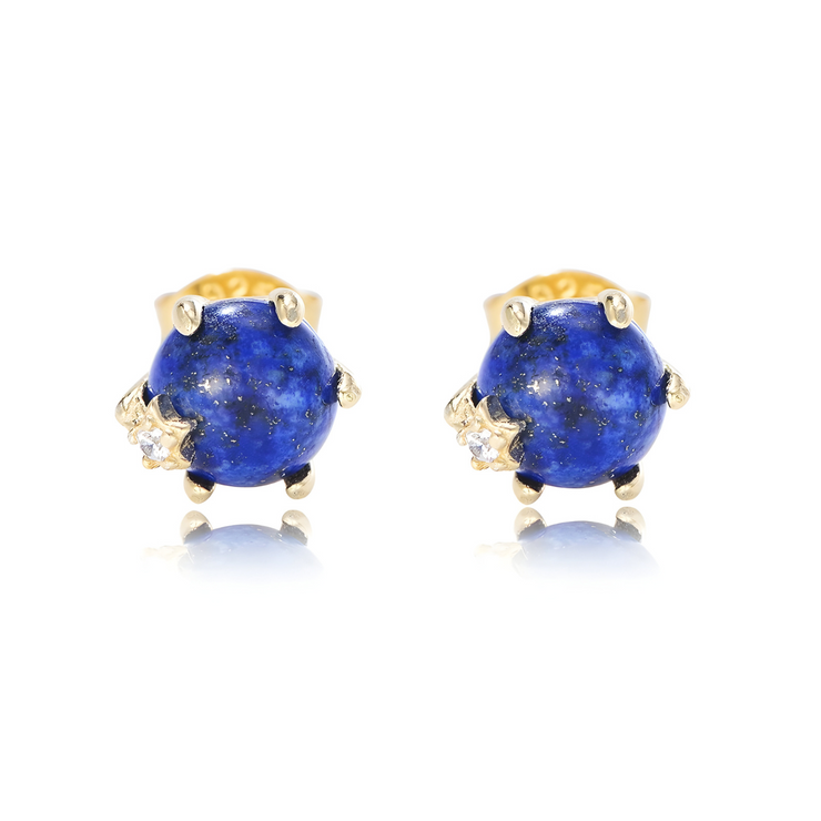 Éblouissantes Boucles d'Oreilles Lapis Lazuli - Éclat de Nuit Lazurite | Bijoux Chakra