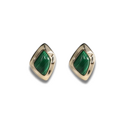 Boucles d'oreilles envoûtantes - Élégance Malachite | Bijoux Chakra