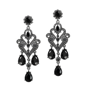 Obsidiennes Envoûtantes - Boucles d'Oreilles Abysses Mystiques | Bijoux Chakra