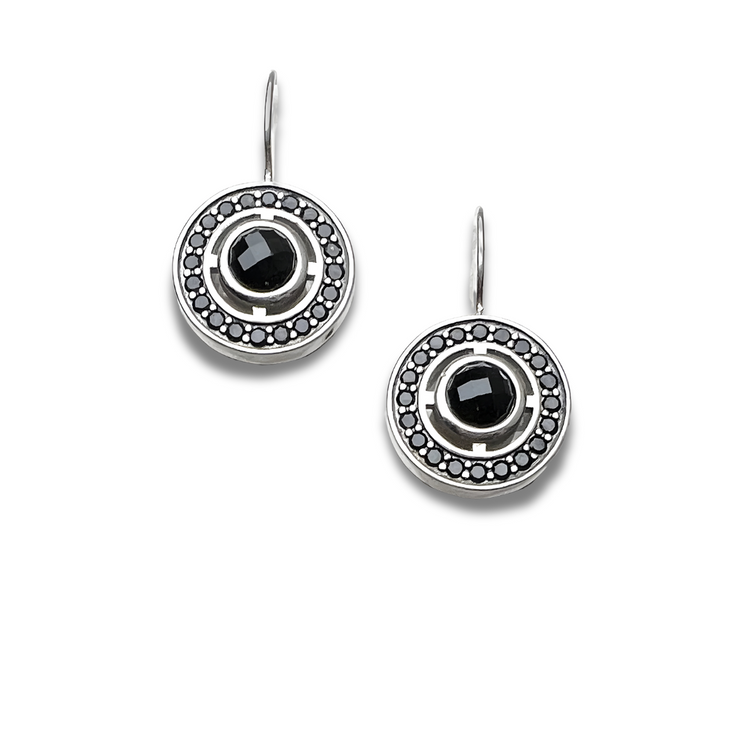 Boucles d’Oreilles Obsidienne - Éclat Envoûtant Nocturne | Bijoux Chakra