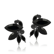 Boucles d'oreilles en Obsidienne - Mystère Éternel | Bijoux Chakra