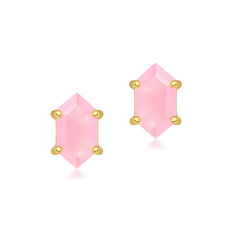 Boucles d'oreilles Quartz Rose - Gouttes Éclatantes | Bijoux Chakra