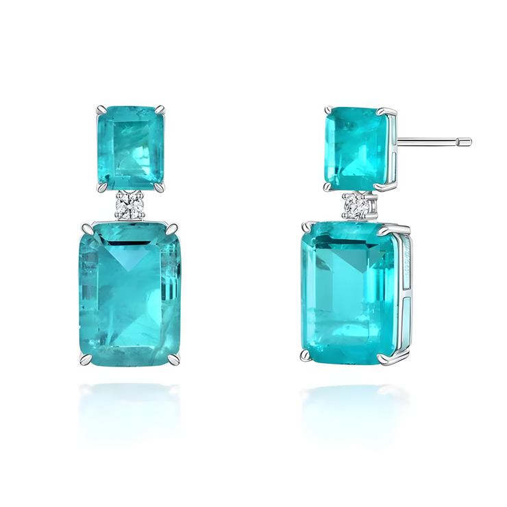 Boucles d'oreilles Tourmaline - Gemme Captivante | Bijoux Chakra