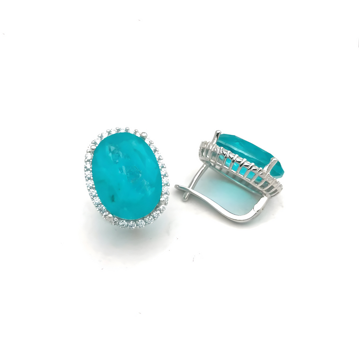 Éblouissantes Boucles d'oreilles Tourmaline - Mystère de Couleurs | Bijoux Chakra