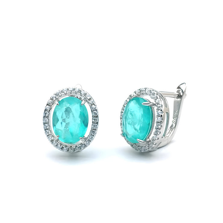 Boucles d'oreilles Tourmaline - Prisme Étincelant | Bijoux Chakra