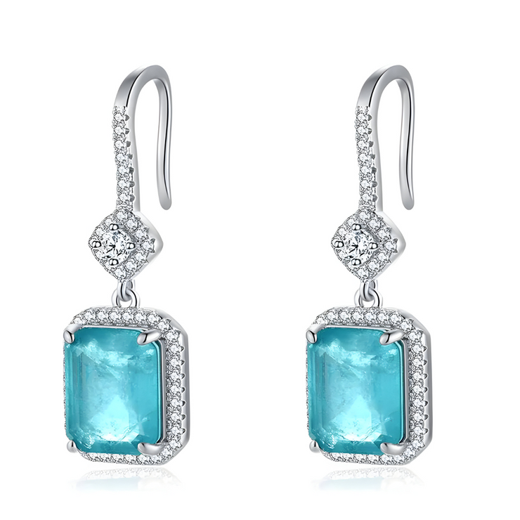 Boucles d'oreilles Tourmaline - Éclat Multicolore Précieux | Bijoux Chakra