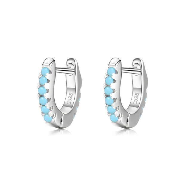Éblouissantes Boucles d'Oreilles Turquoise - Perles de l'Océan | Bijoux Chakra