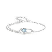 Bracelet Aigue-Marine - Éclat Azuré Infini | Bijoux Chakra