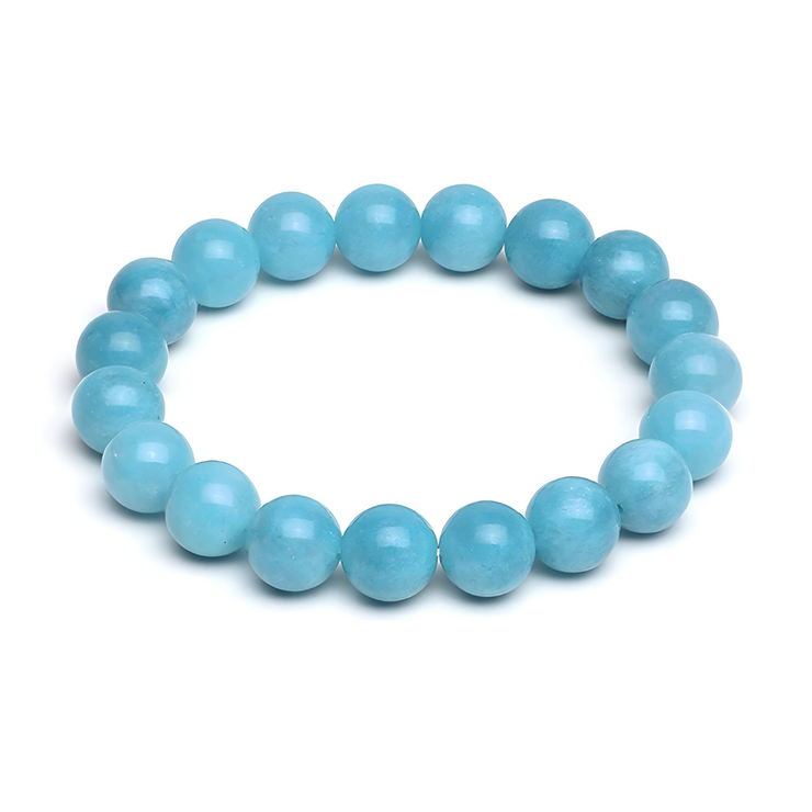 Magnifique Bracelet en Aigue Marine - Élégance du Charme Marin | Bijoux Chakra