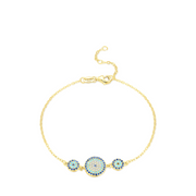 Bracelet Aigue Marine - Éclat Mystique du Lagon | Bijoux Chakra