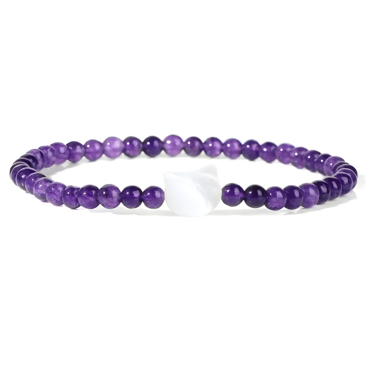 Bracelet Améthyste - Pierre de Sérénité Cristalline | Bijoux Chakra
