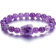 Bracelet d'Améthyste - Mélodie Lavande Envoûtante | Bijoux Chakra