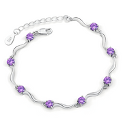 Bracelet Améthyste - Sublime Élixir Pourpre | Bijoux Chakra