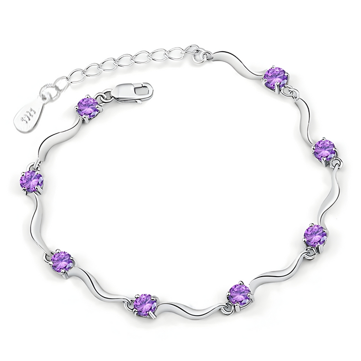 Bracelet Améthyste - Sublime Élixir Pourpre | Bijoux Chakra