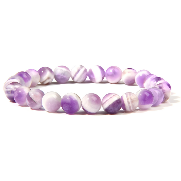 Bracelet envoûtant - Améthyste Étoilée | Bijoux Chakra